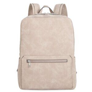 Alfani Men's Medium Backpack Beige One Size Sleek Modern Commute Office Travel